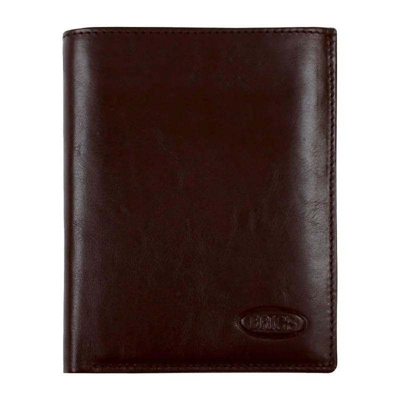 wallets for men with minimalist look and feel-BRIC'S Monte Rosa RFID Vertical Wallet