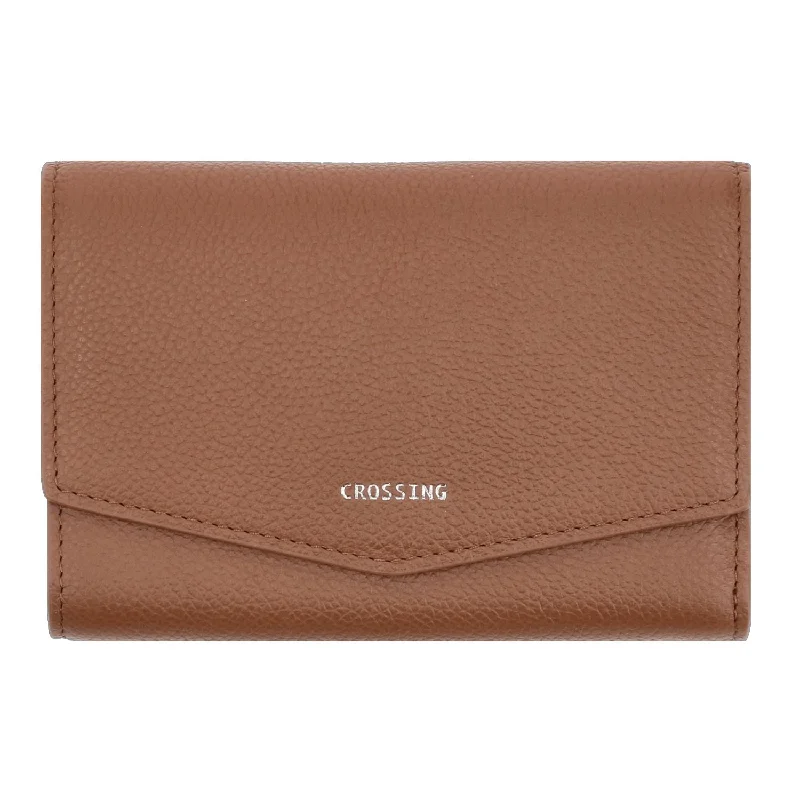 wallets for men with zip-around closure-Crossing Milano Trifold Wallet Rfid