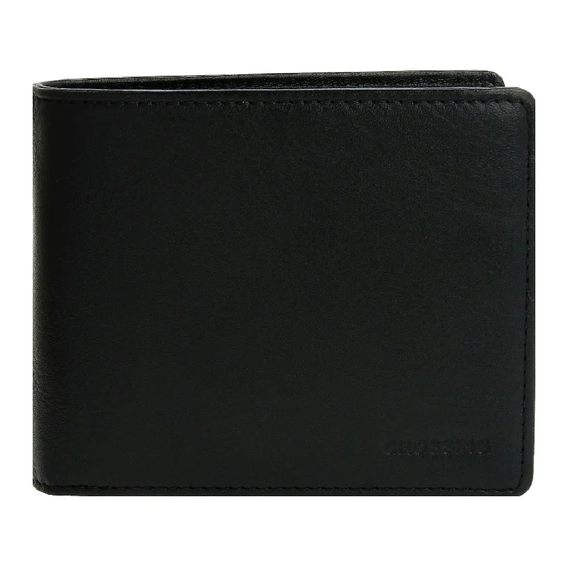 wallets for women with transparent ID pocket-Crossing Prime Bi-Fold Leather Wallet With Window Pocket