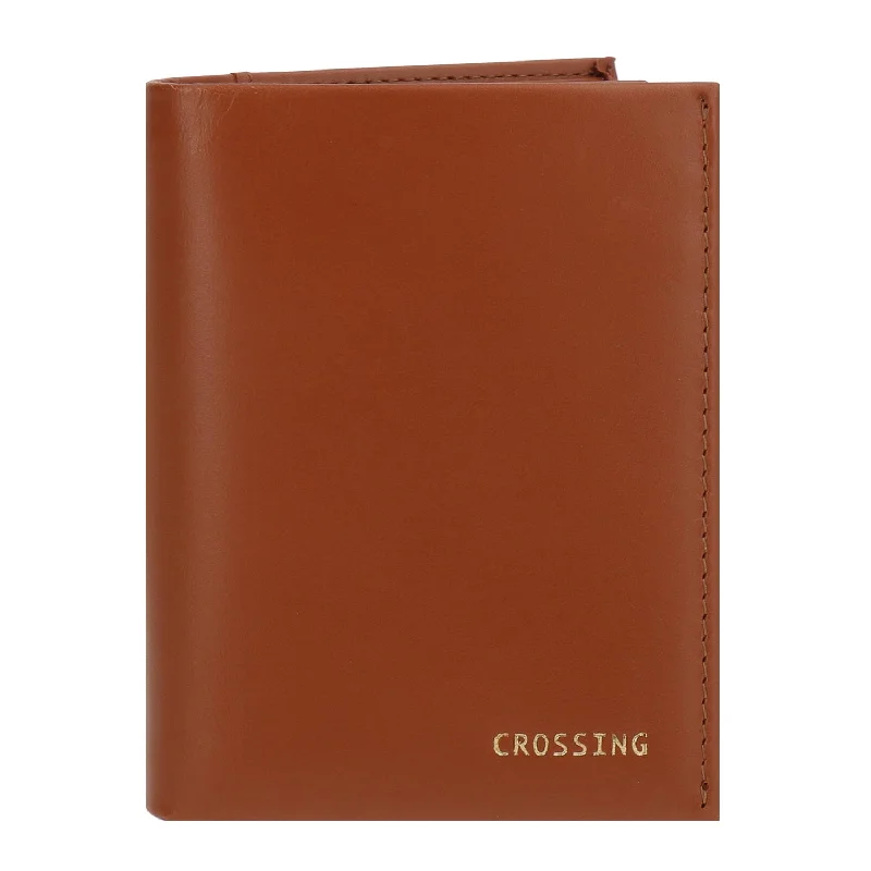 wallets for men with easy-to-carry compact size-Crossing Sydney Short Leather Wallet With Coin Pouch