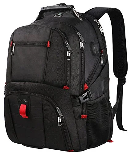 Extra Large Backpack,Tsa Friendly Durable Travel Computer Backpack With Usb Charging