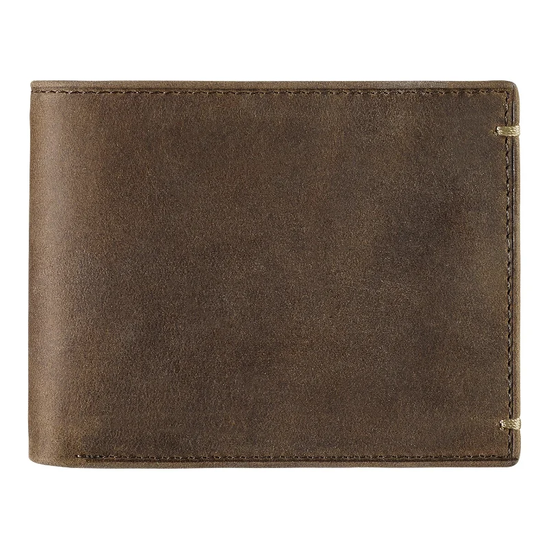 keychains for nature lovers with leaf design-Johnston & Murphy Flip Billfold Wallet