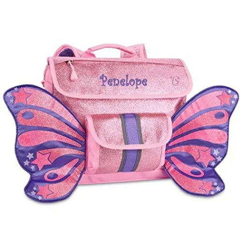 Personalized Bixbee "Sparkalicious" Butterflyer Backpack - Pink