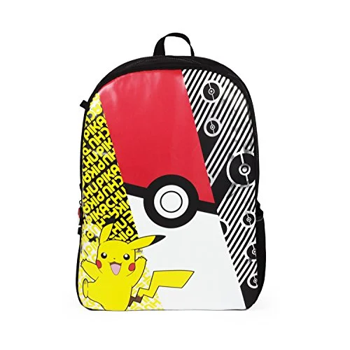 Pokemon Pikachu Multi Colored Backpack- School Bag