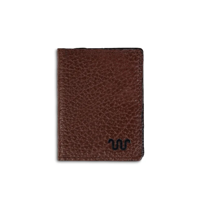 wallets for women with personalized monogram-Saddle Stitch Front Pocket Wallet