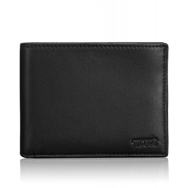 wallets for men with hidden pocket for cash-TUMI Delta RFID Global Double Billfold