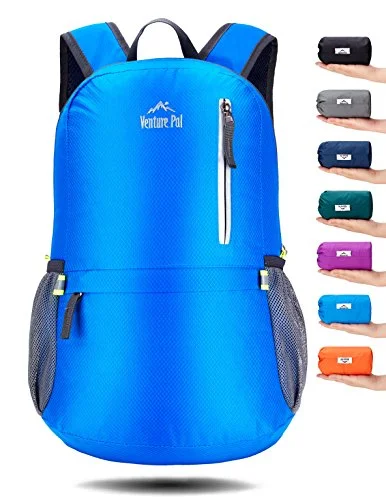 Venture Pal 25L Travel Backpack - Durable Packable Lightweight Small Backpack For Women Men (Blue)