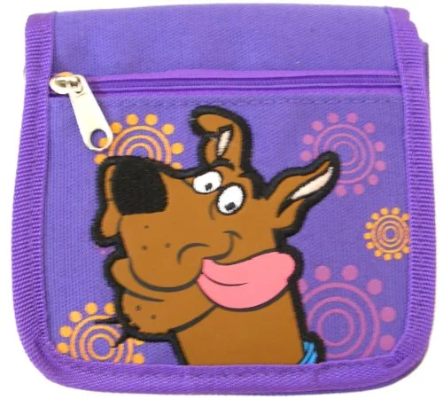 wallets for men with leather strap-Warner Bros Scooby Doo Strap Wallet (Purple)