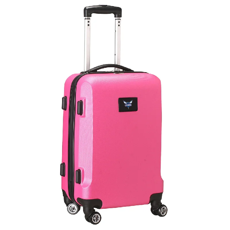 Charlotte Hornets 20" 8 wheel ABS Plastic Hardsided Carry-on in Pink