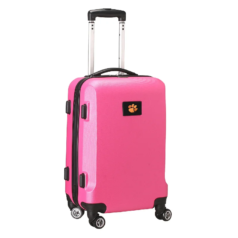 Clemson 20" 8 wheel ABS Plastic Hardsided Carry-on in Pink