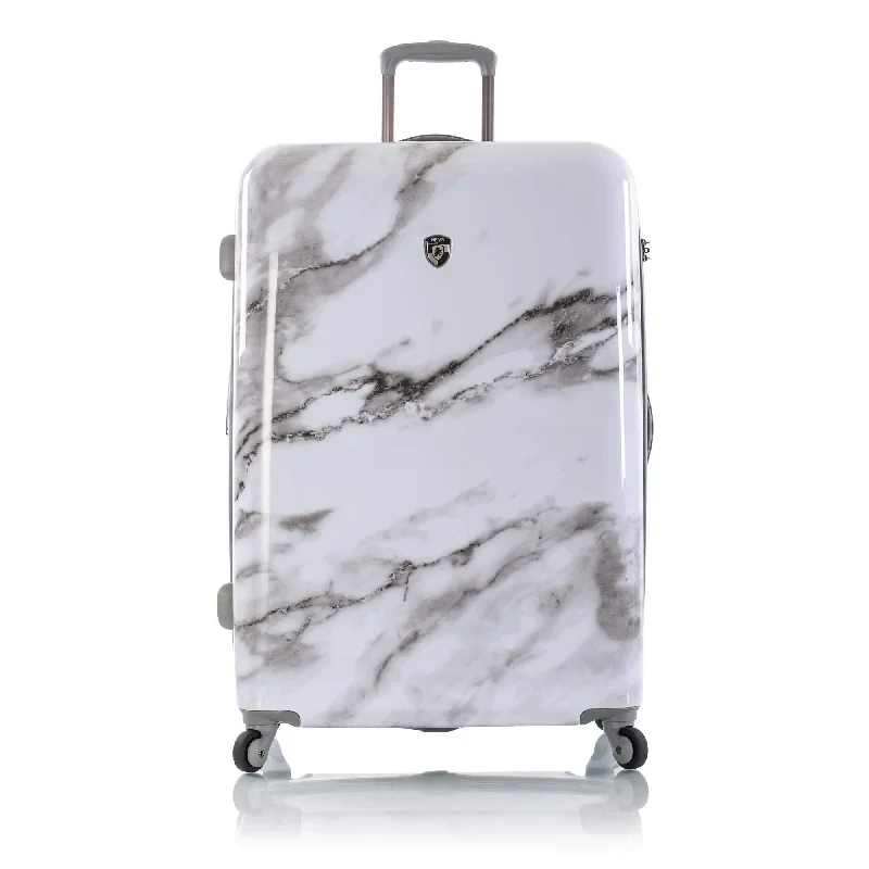 Heys America Unisex Carrara Marble 30" Spinner White One Size