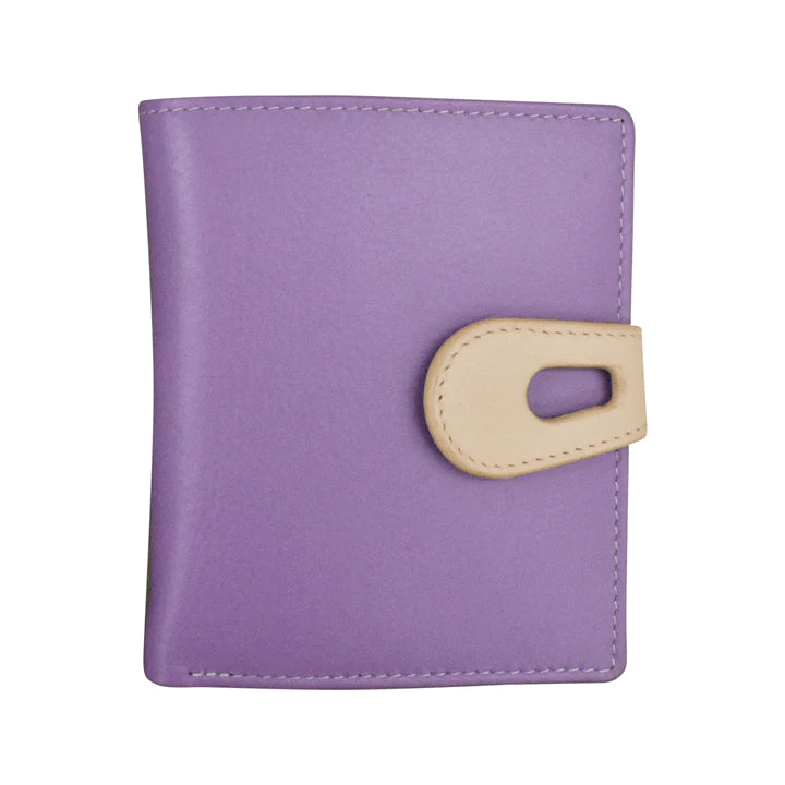 keychains for music lovers with instrument shapes-ili New York RFID Leather Small Wallet with Cut Out Tab- 7815