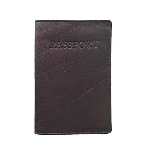 wallets for men with ID window and card slots-Premium Leather Travel Passport Cover- Passport Wallet - Passport Case