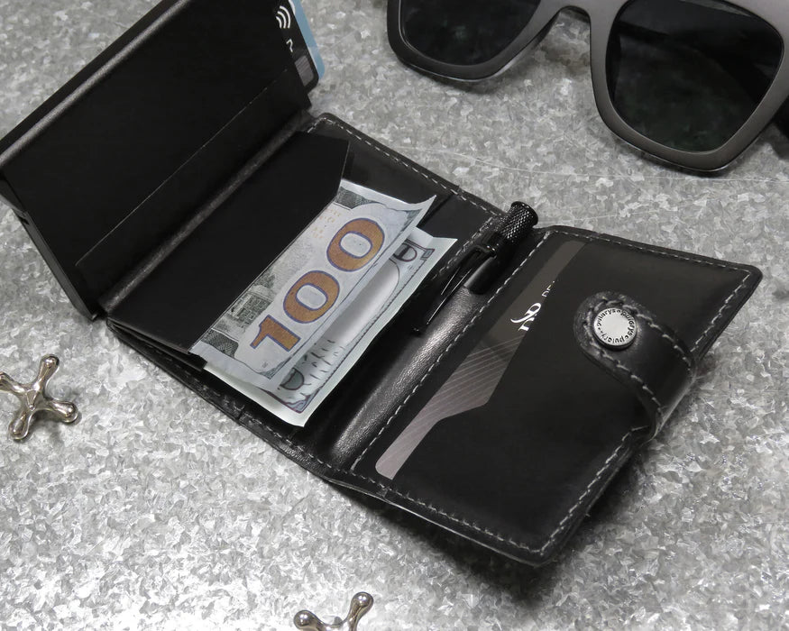 stylish wallets for men with card organizer-Pularys Modern Traveler Wallet