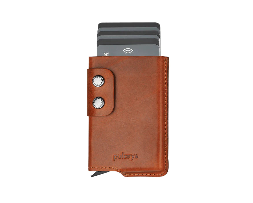 Retro 51 Pularys - FUNKY RFID Wallet | Cognac