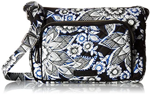 Vera Bradley Iconic Rfid Little Hipster, Snow Lotus