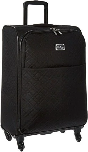 Vera Bradley Large Spinner, Classic Black, One Size