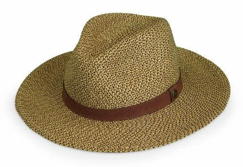 Wallaroo Men'S Outback Sun Hat - 100% Paper Braid - Classy Style, Large, Brown