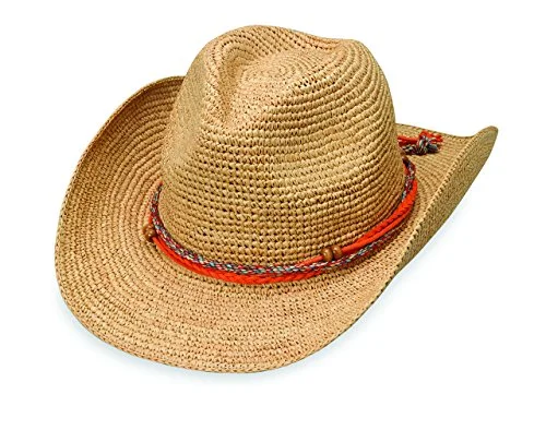 Wallaroo Women'S Catalina Cowboy Sun Hat - Stylish Sun Protection, Natural